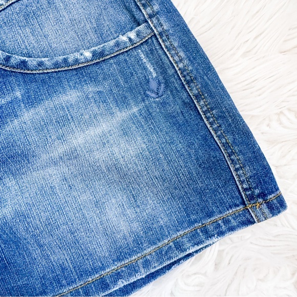 Reef | Vintage Y2K Distressed Jean Skirt - Picture 2 of 5